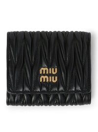 Miu Miu Miu Miu Women Small Wallet In Nappa Matelasse