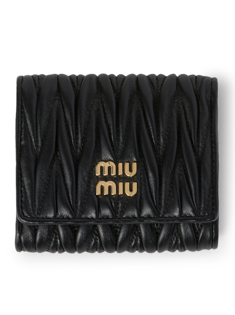 Miu Miu Miu Miu Women Small Wallet In Nappa Matelasse
