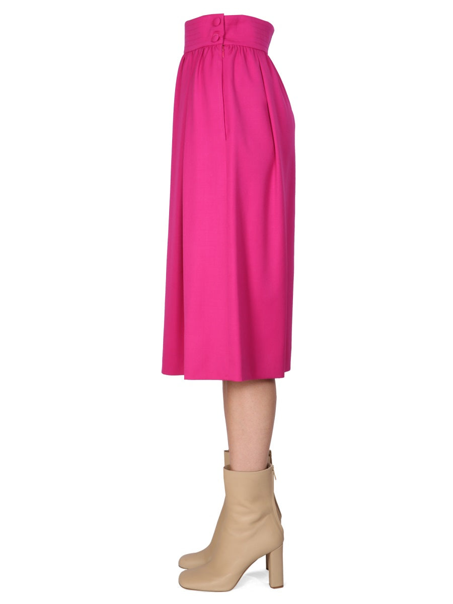 Moschino Women Flared Midi Skirt