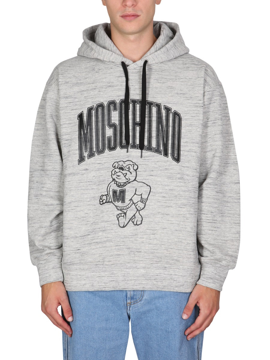 Moschino Men Sweatshirt With Logo Print