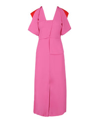 Bottega Veneta Womens Jersey Draped Midi Dress