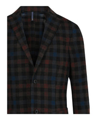 Slowear Mens Montedoro Slim-Fit Plaid Blazer
