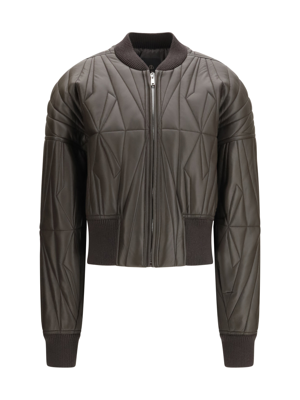 MONCLER + RICK OWENS Moncler + Rick Owens Women Geocamo Leather Jacket Moncler + Rick Owens