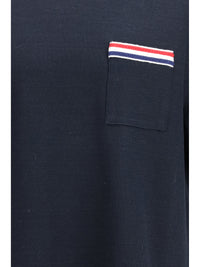 Thom Browne Men Short-Sleeve Cotton-Linen T-Shirt