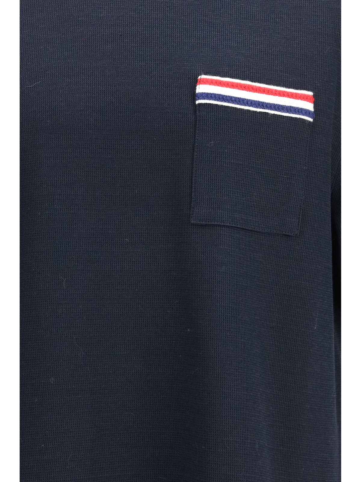 Thom Browne Men Short-Sleeve Cotton-Linen T-Shirt