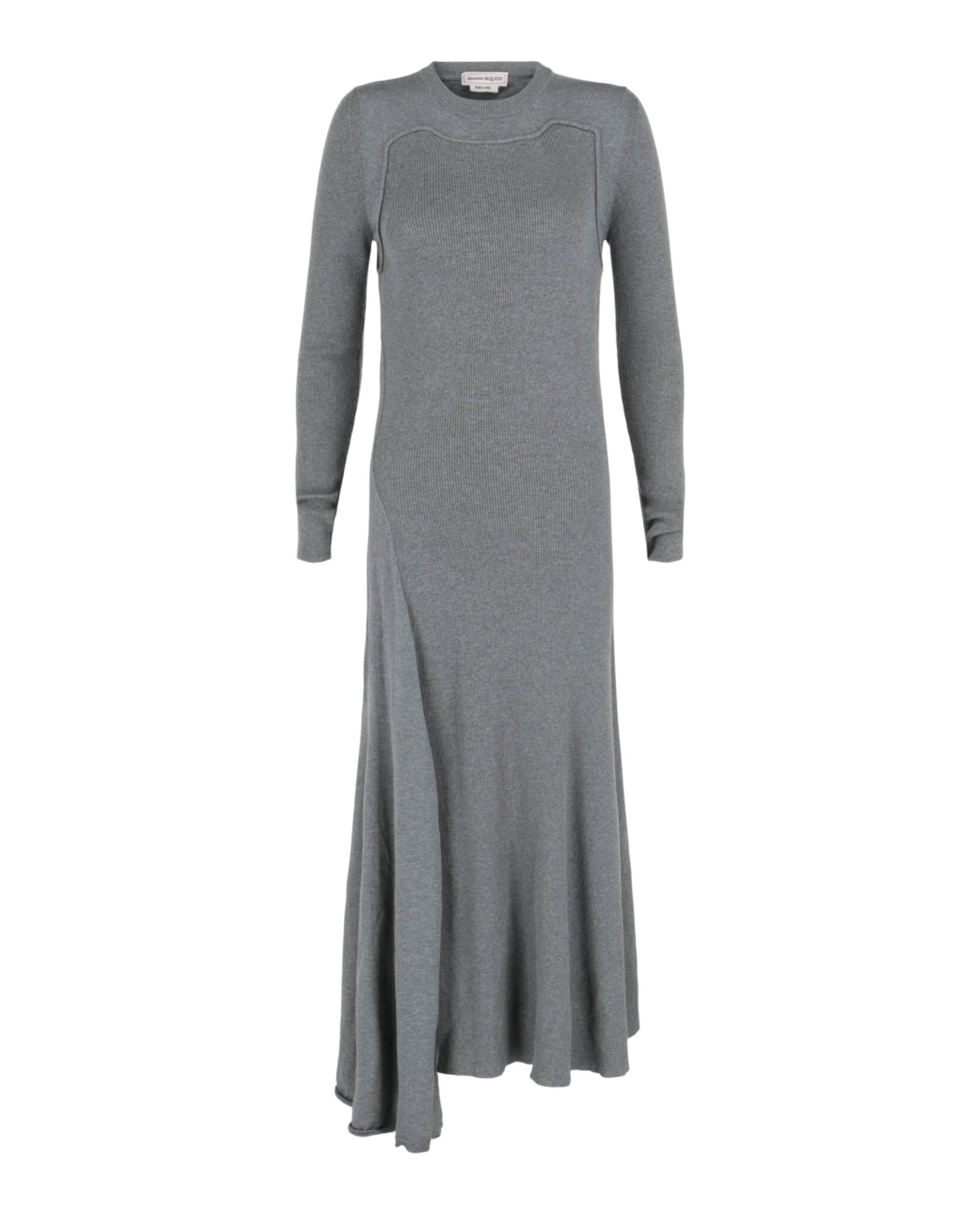 Alexander McQueen Womens Long Sleeve Jersey Knit Dress