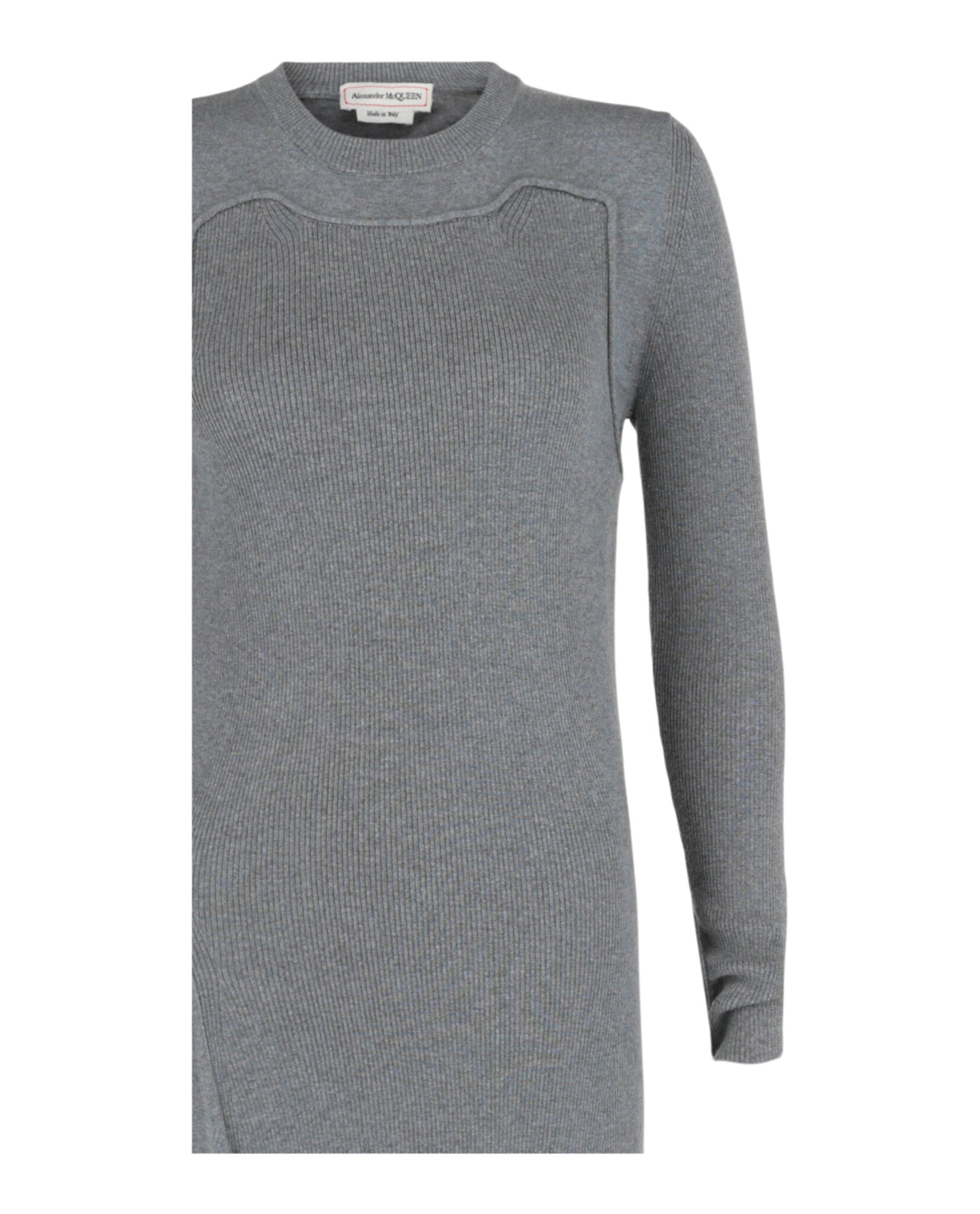 Alexander McQueen Womens Long Sleeve Jersey Knit Dress