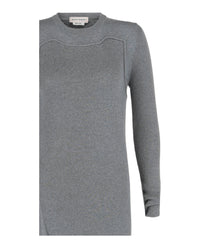 Alexander McQueen Womens Long Sleeve Jersey Knit Dress