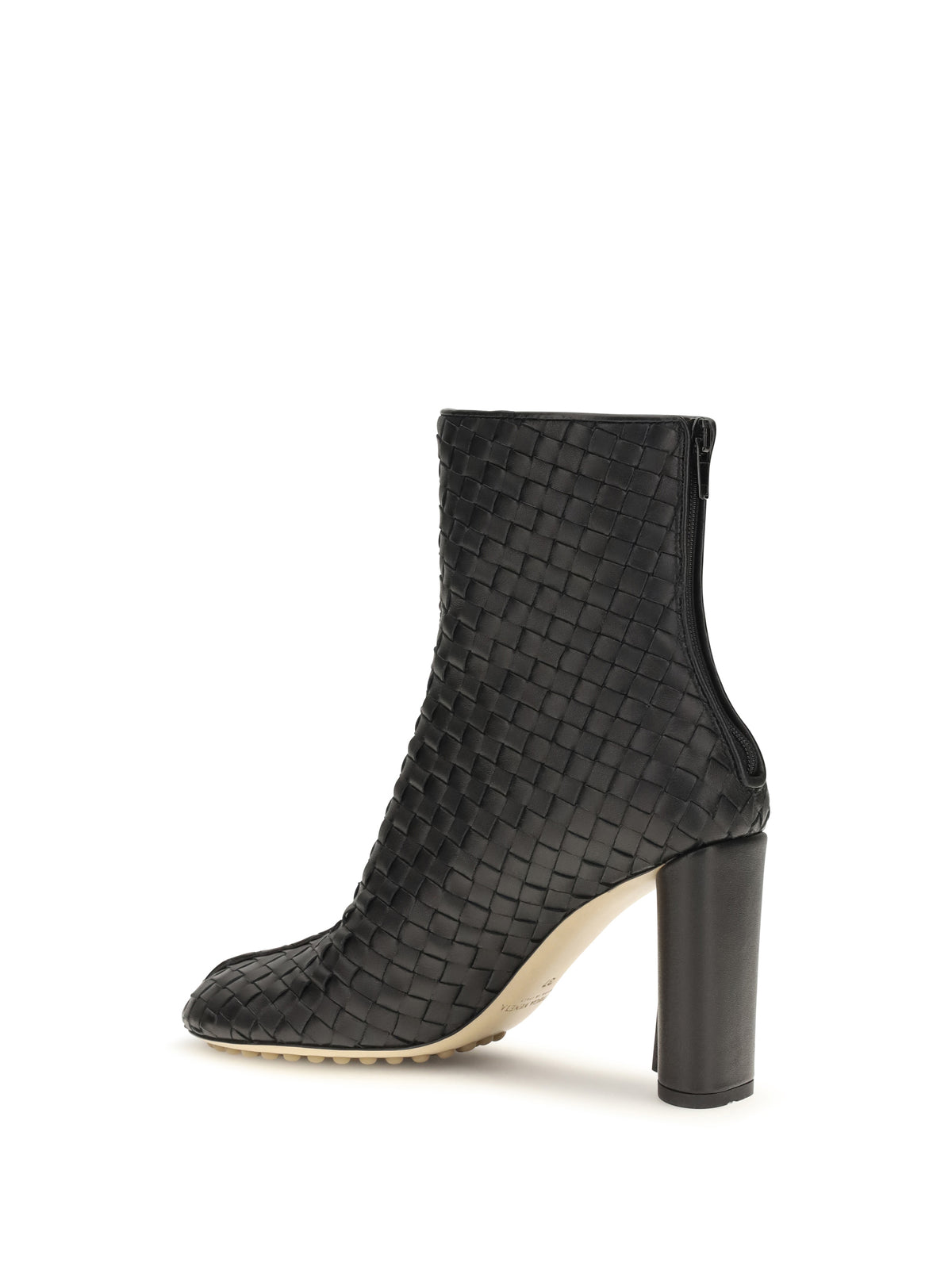 Bottega Veneta Women Cherry Intrecciato Ankle Boots