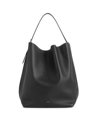 Toteme Toteme Women Belted Tote Bag In Hammered Calfskin