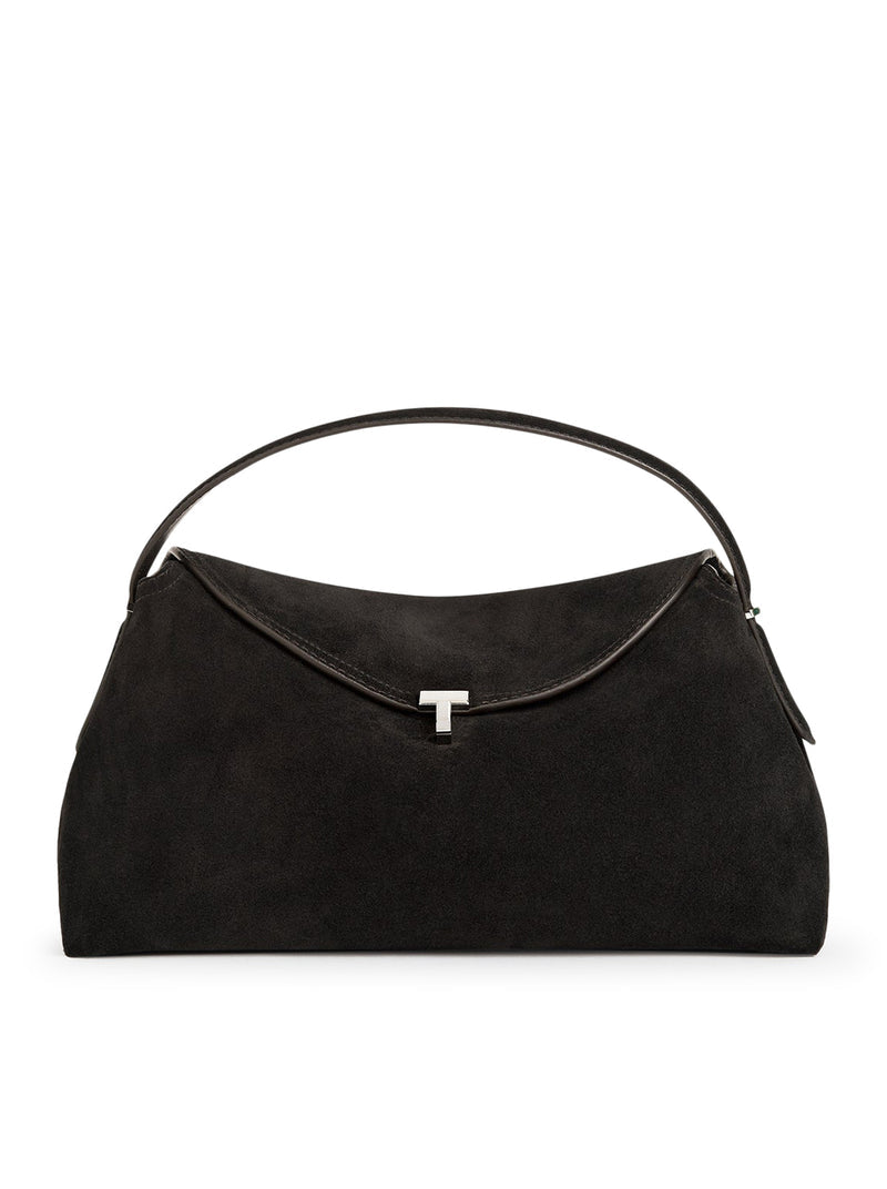 Toteme Women T-Lock Suede Handbag