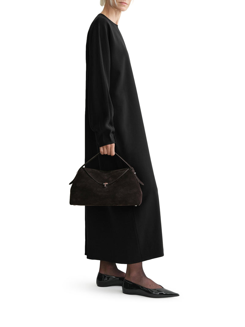 Toteme Women T-Lock Suede Handbag