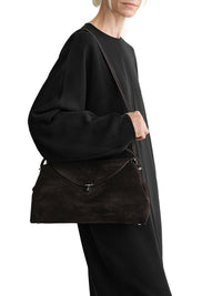 Toteme Women T-Lock Suede Handbag