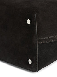 Toteme Women T-Lock Suede Handbag