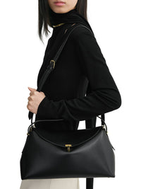 Toteme Toteme Women T-Lock Handbag In Smooth Calfskin