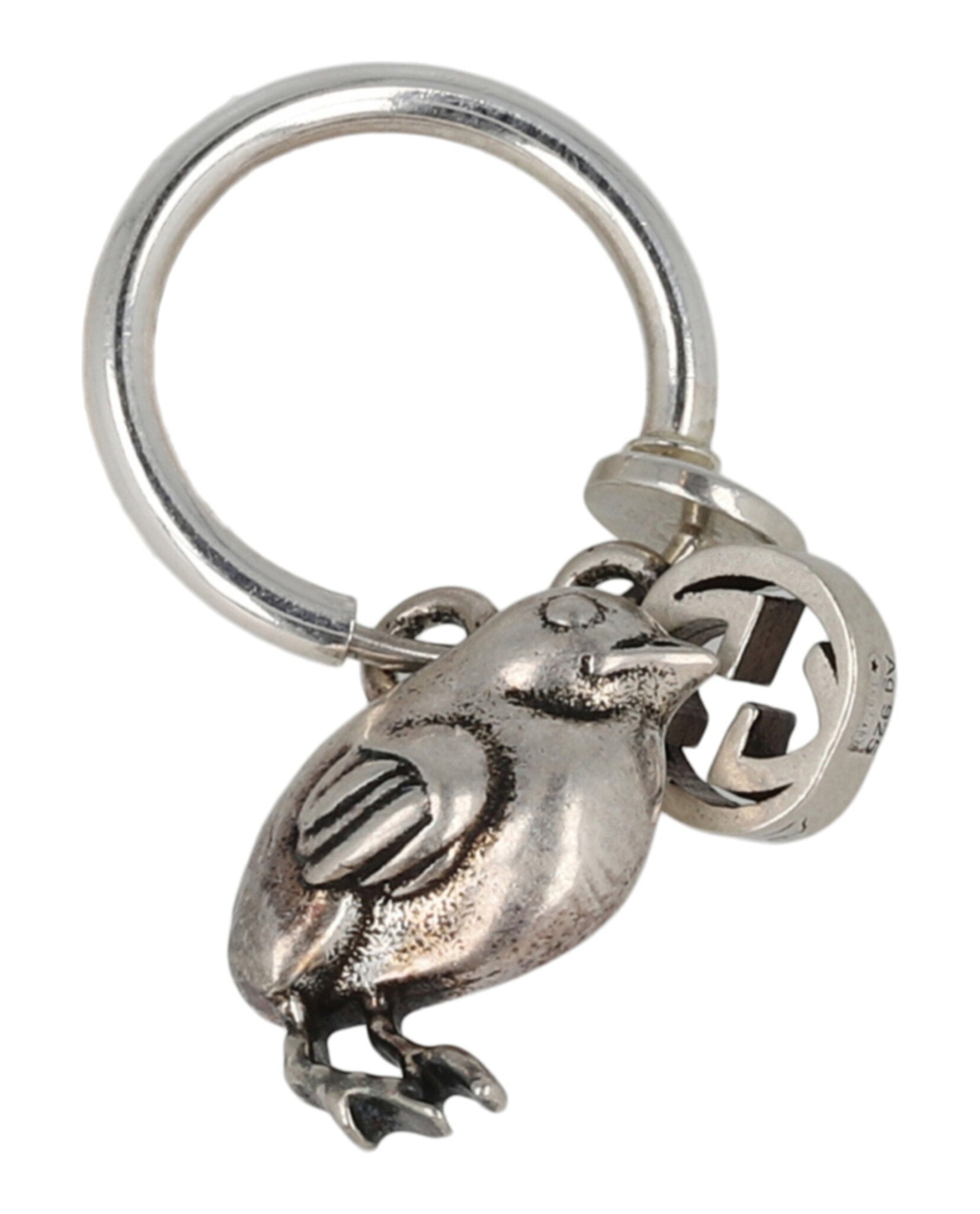 Gucci Womens Chick Single Earring Silver