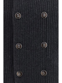 Brunello Cucinelli Men Marina Cardigan In English Rib Cashmere