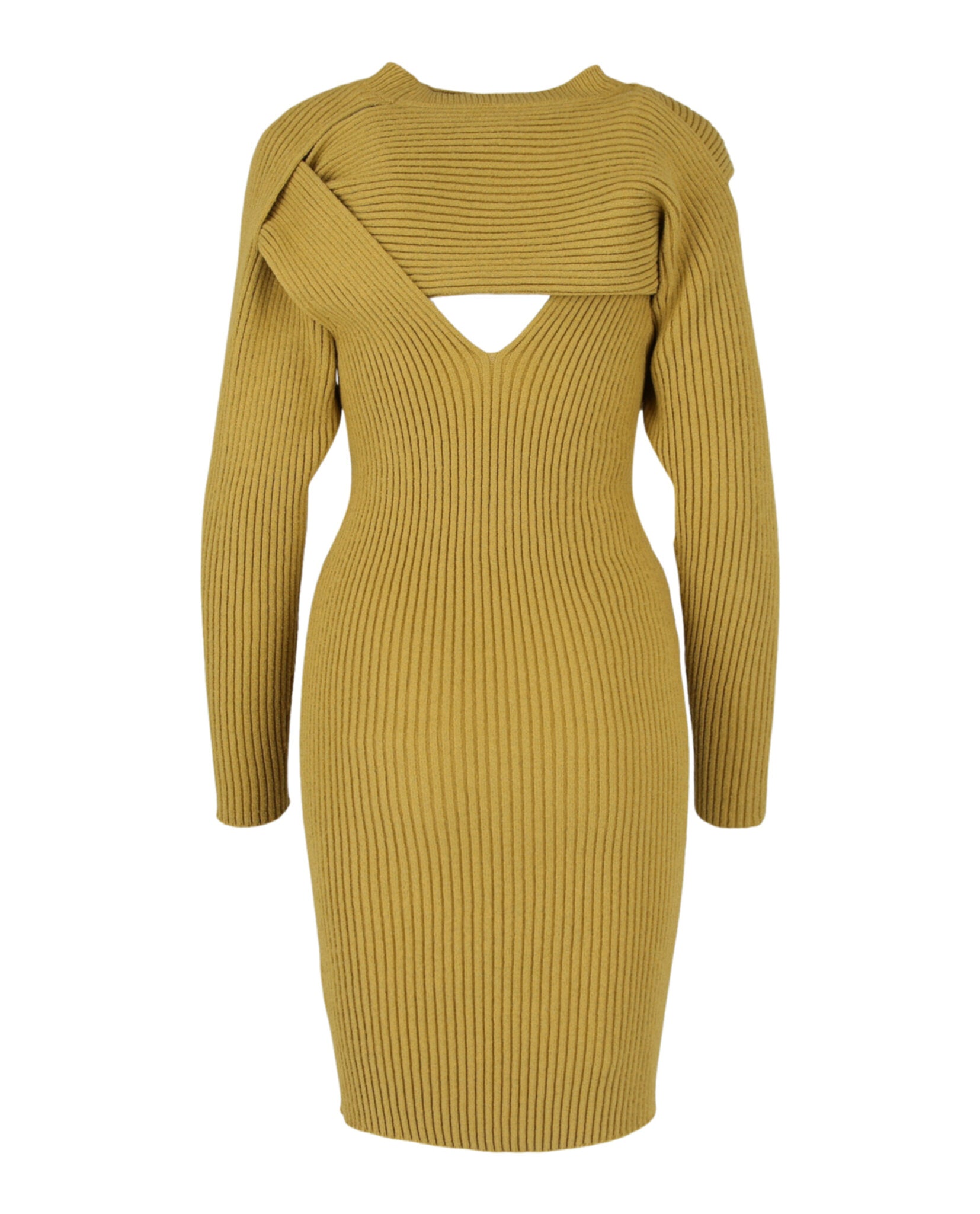 Bottega Veneta Womens Ribbed-Knit Dress