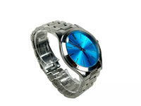 Michael Kors Michael Kors Slim Runway Stainless Steel Watch Blue Silver MK3292 NO Women's BOX