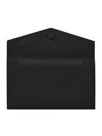 Saint Laurent Saint Laurent Women Uptown Clutch In Grain De Poudre Embossed Leather