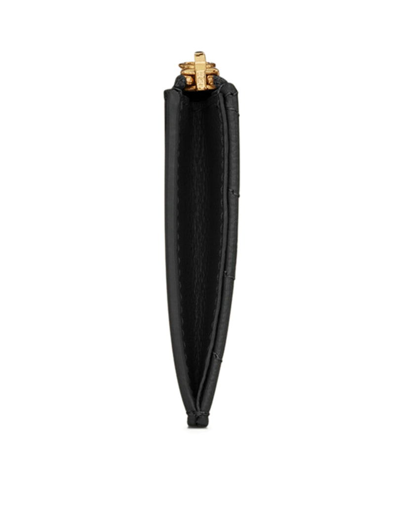 Saint Laurent Saint Laurent Women Cassandre Matelassé Fragments Card Holder With Zip In Powder Grain Embossed Leather