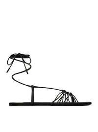 Saint Laurent Saint Laurent Women Babylone Smooth Leather Sandals