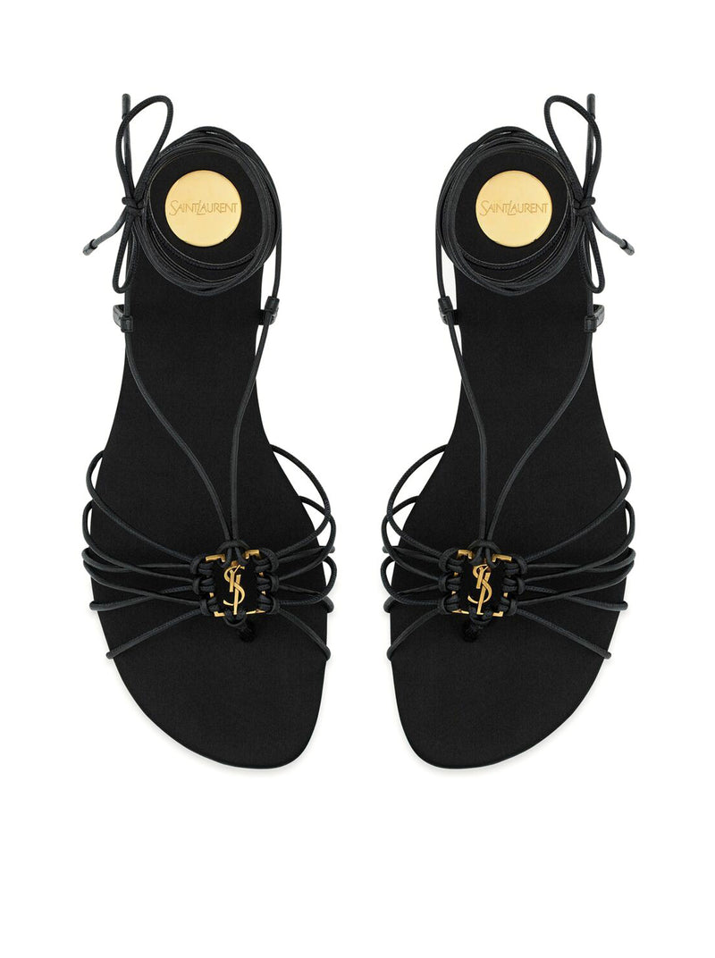Saint Laurent Saint Laurent Women Babylone Smooth Leather Sandals