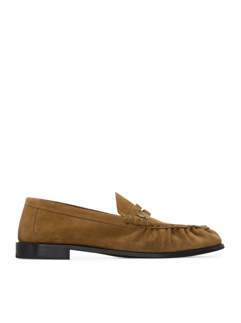 Saint Laurent Saint Laurent Men Le Loafer Supple Suede Moccasins