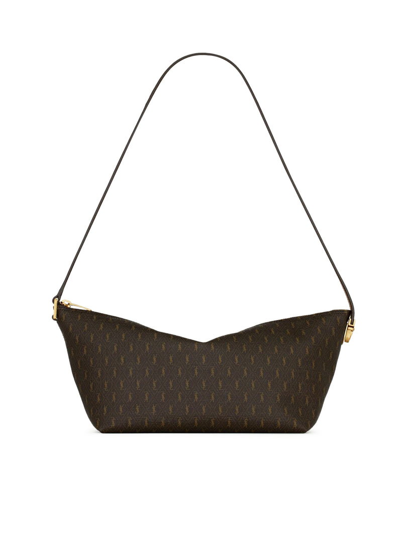 Saint Laurent Saint Laurent Men Le Monogramme Shoulder Bag In Monogram Canvas And Smooth Leather
