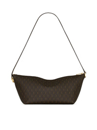 Saint Laurent Saint Laurent Men Le Monogramme Shoulder Bag In Monogram Canvas And Smooth Leather