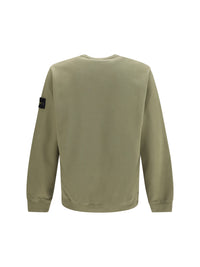 Stone Island Men Crewneck Cotton Sweatshirt