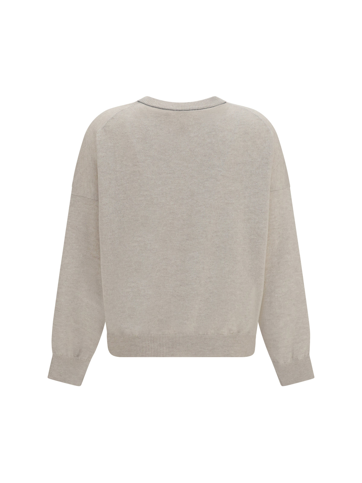 Brunello Cucinelli Women Cashmere Sweater With Monili Chain