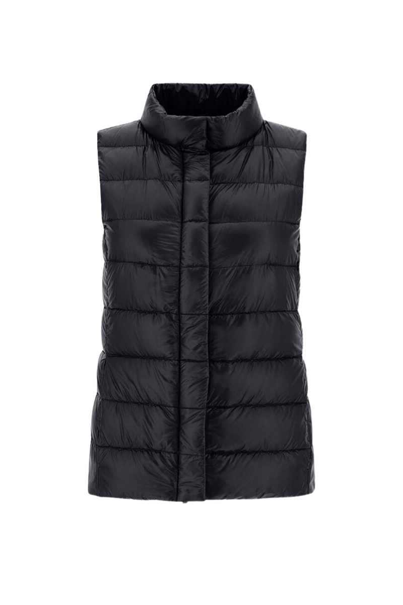 Herno Women's Giulia Black Down Vest