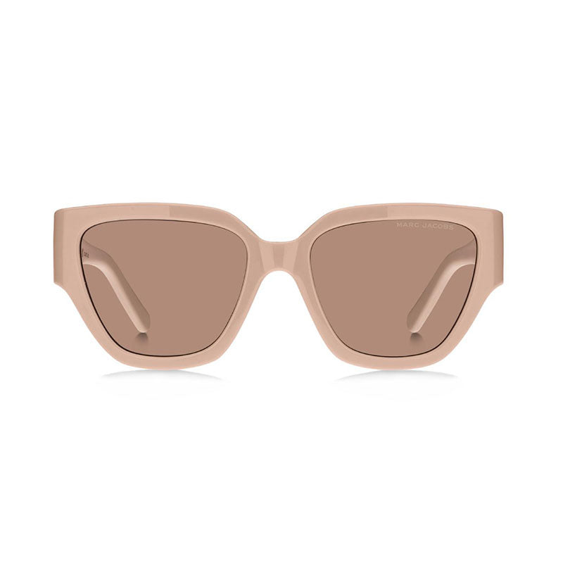 Marc Jacobs Sunglasses Cat Eye Full Rim, Nude Frame and Brown Lens MARC724/S0FWM4S