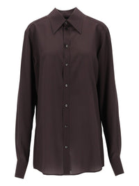 Dolce & Gabbana Dolce & Gabbana Men Shirt In Silk Crêpe De Chine