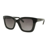 Salvatore Ferragamo Sunglasses Square Full Rim, Black Frame and Grey Gradient Lens SF955S001