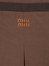 Miu Miu Women Gabardine Mini Skirt