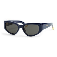 Jacquemus Sunglasses Cat Eye Full Rim, Burgundy Frame and Grey Lens JAC/5C3