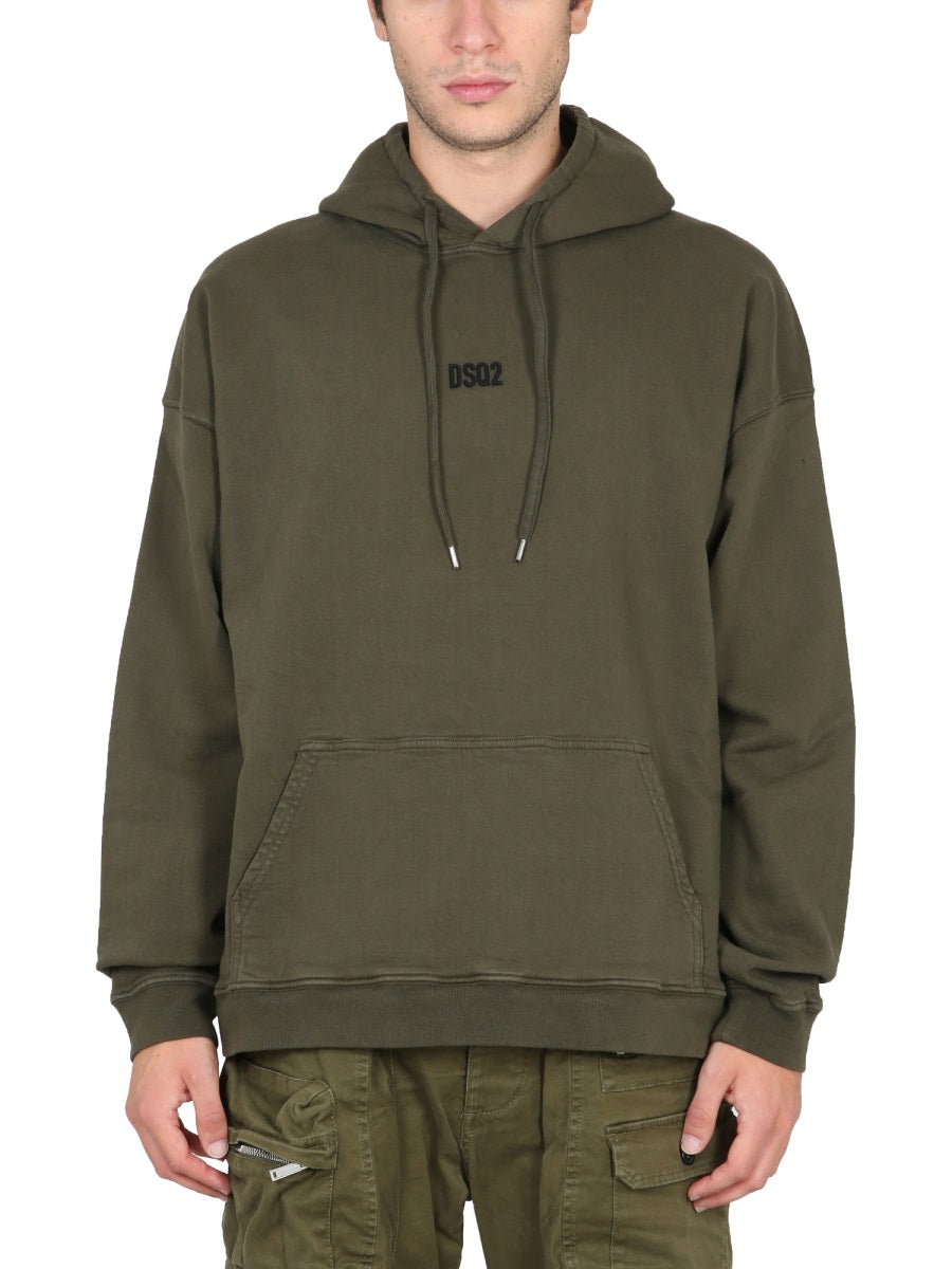 Dsquared2 Men Sweatshirt With Mini Logo