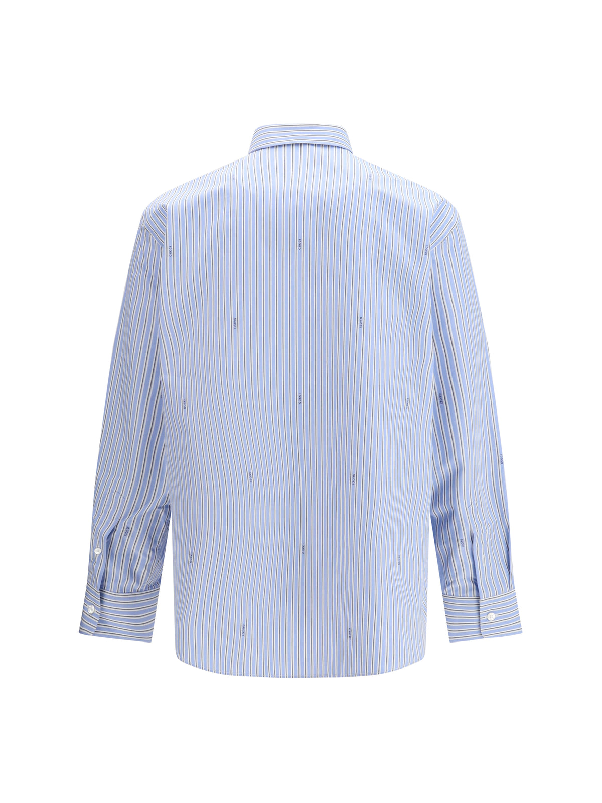 GUCCI Gucci Men Striped Cotton Poplin Shirt