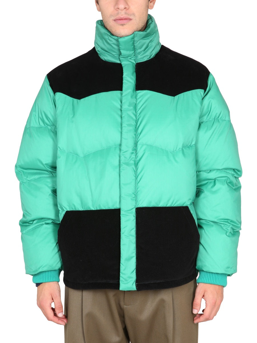 Marni Men Color-Block Down Jacket