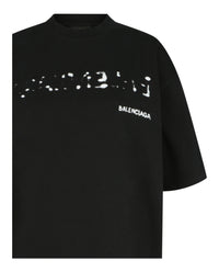 Balenciaga Womens Oversized Hand Drawn T-Shirt