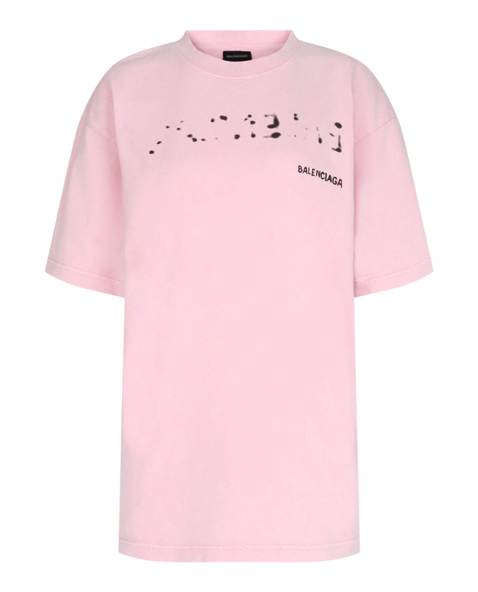 Balenciaga Womens Oversized Hand Drawn T-Shirt