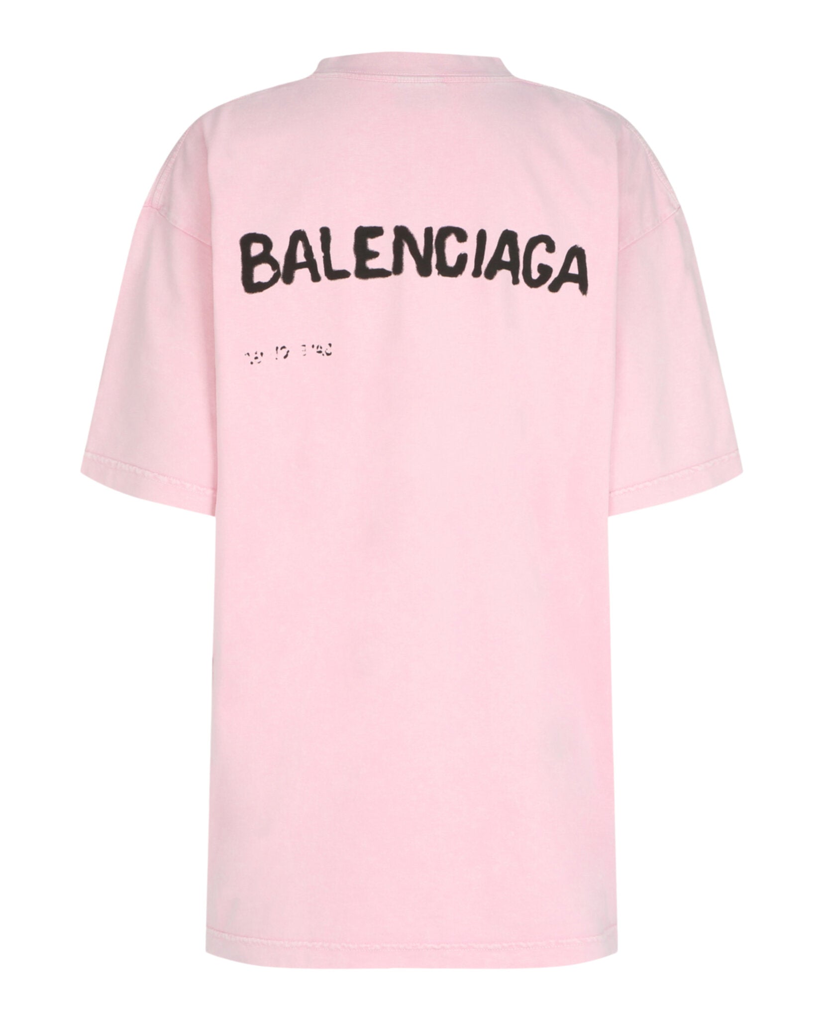Balenciaga Womens Oversized Hand Drawn T-Shirt