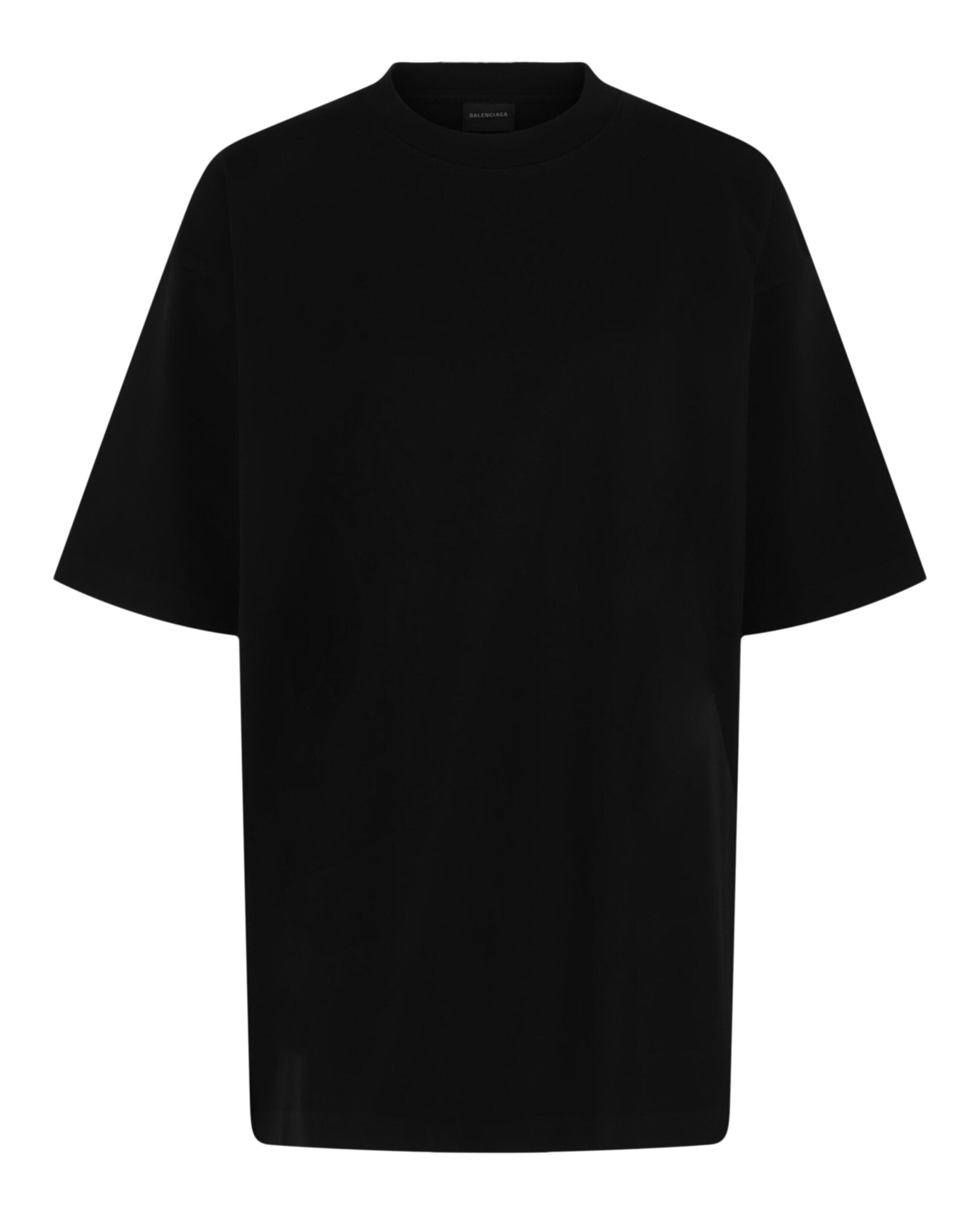Balenciaga Balenciaga Womens Handwritten Logo Crystal-Embellished T-Shirt