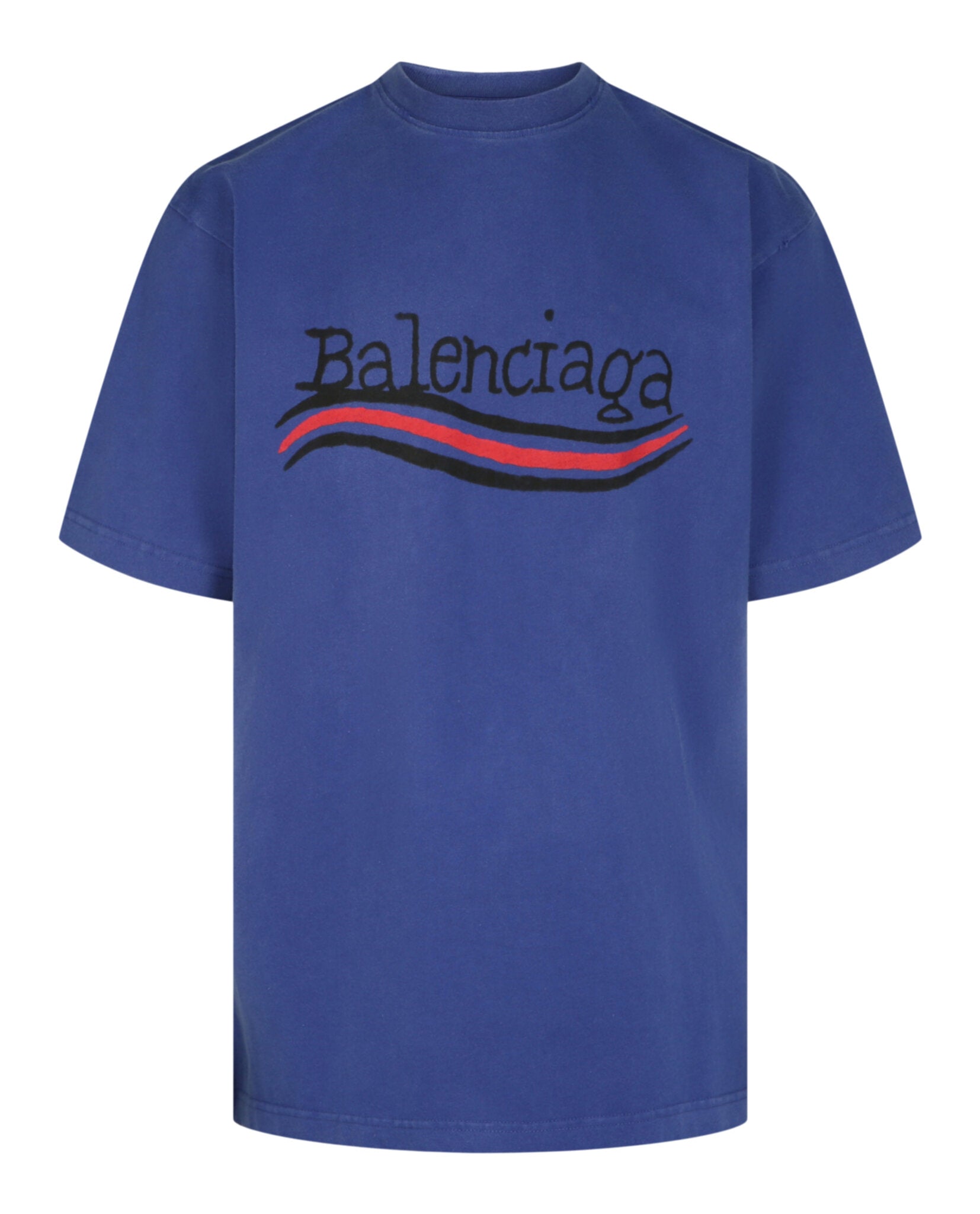 Balenciaga Balenciaga Mens Hand Drawn Political Campaign T-Shirt