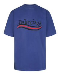 Balenciaga Balenciaga Mens Hand Drawn Political Campaign T-Shirt