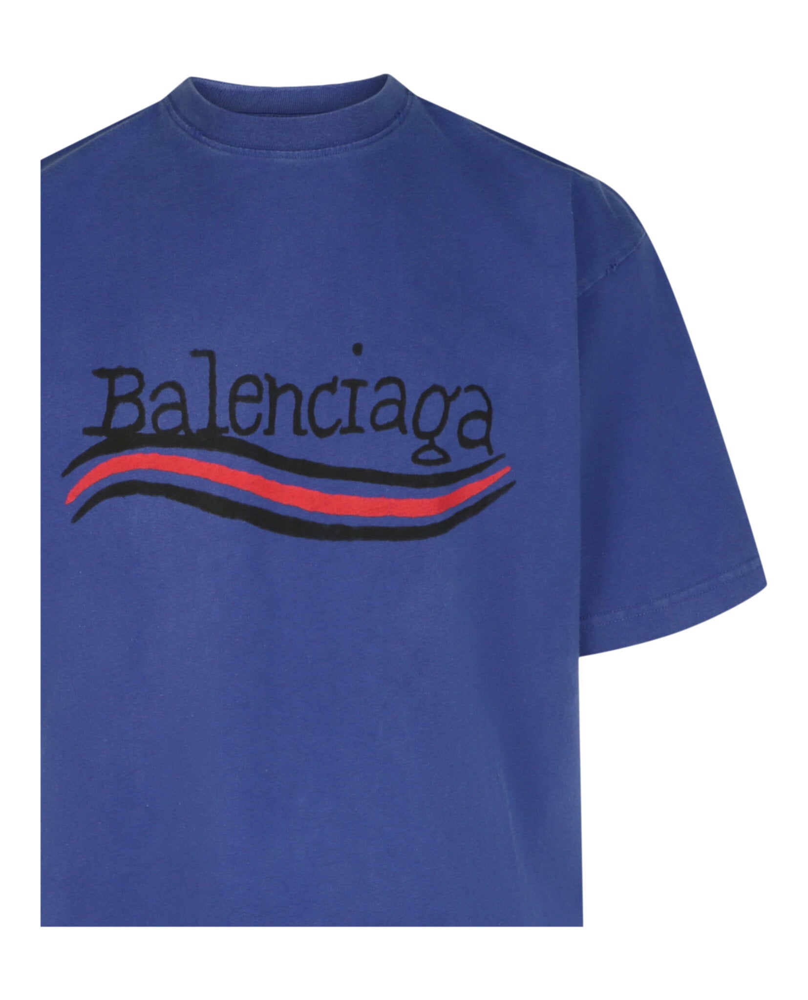 Balenciaga Balenciaga Mens Hand Drawn Political Campaign T-Shirt