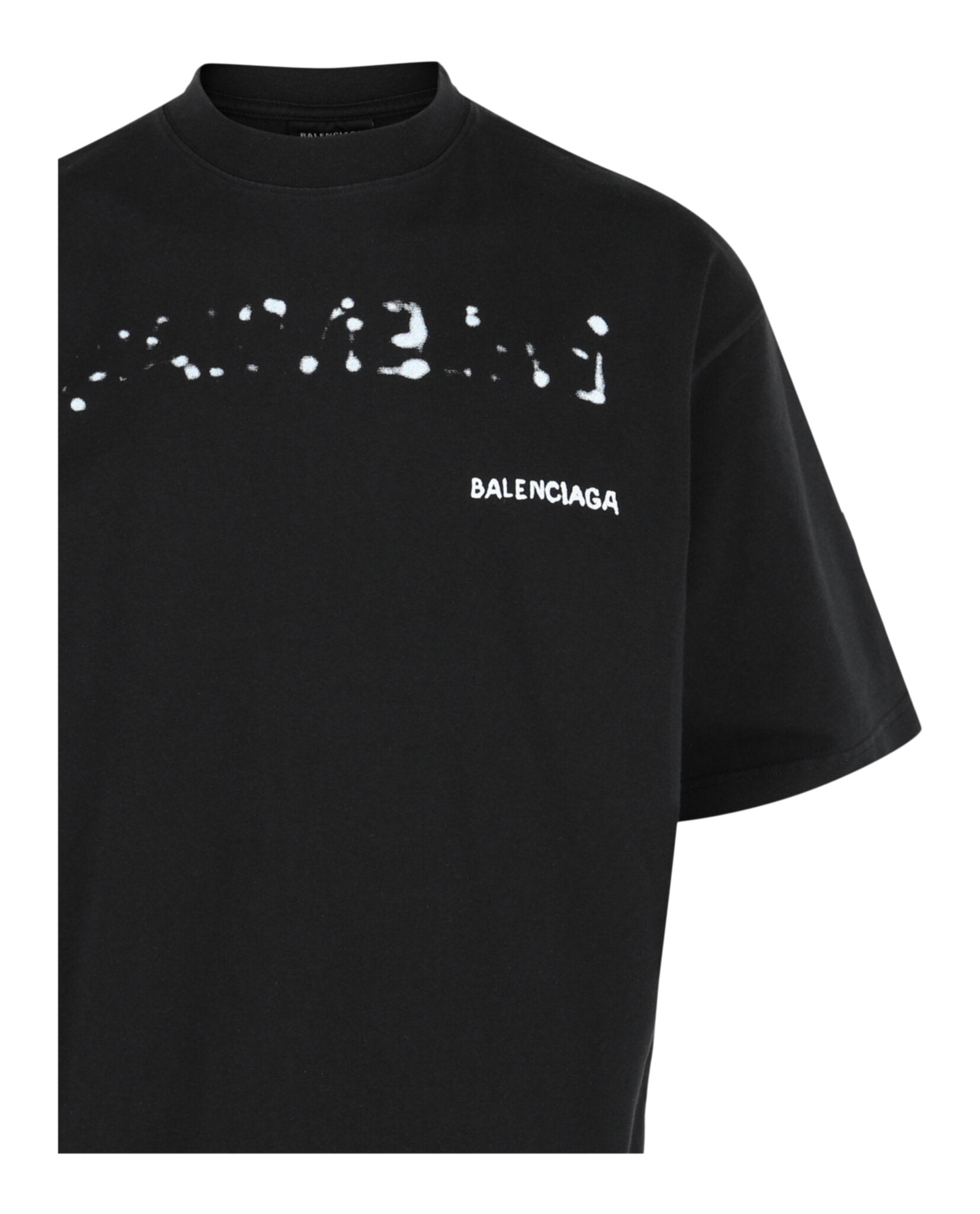Balenciaga Mens Oversized Hand Drawn T-Shirt