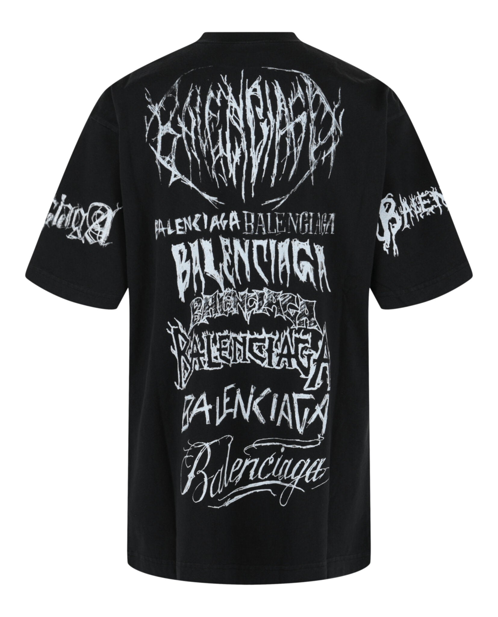 Balenciaga Mens DIY Metal Vintage T-shirt – Bluefly